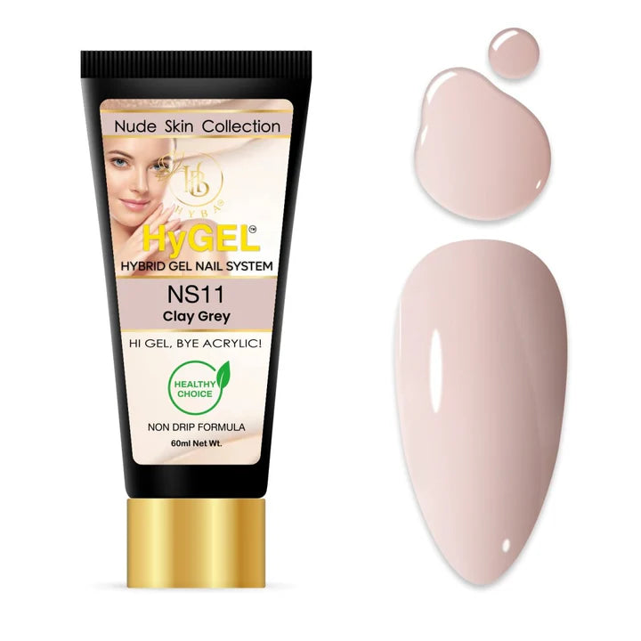 HYBA BEAUTY HyGel Nude Skin Collection 60ml - Clay Grey #NS11