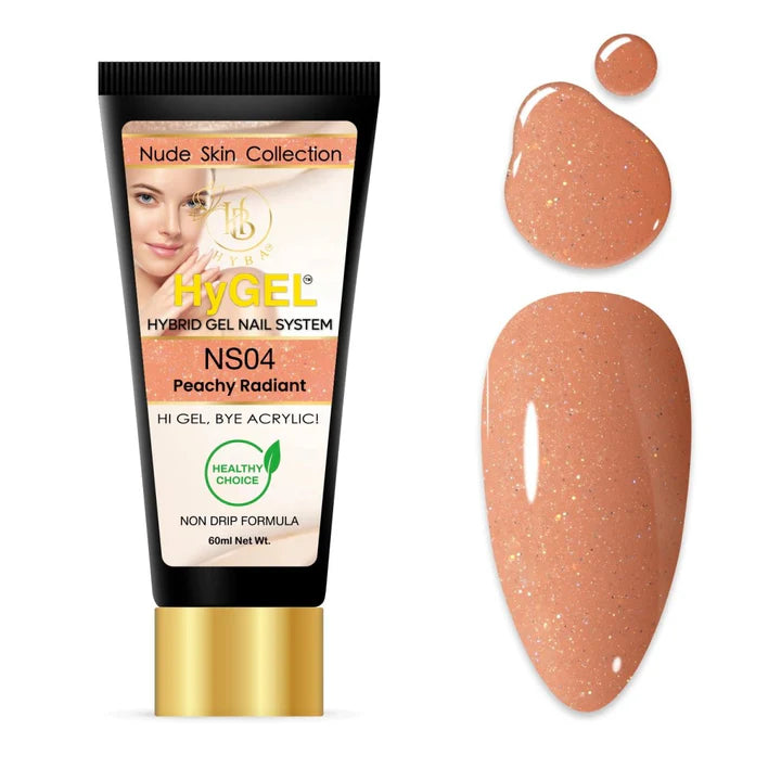 HYBA BEAUTY HyGel Nude Skin Collection 60ml - Peachy Radiant #NS04
