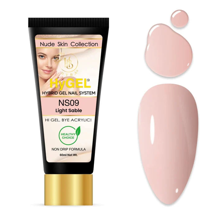 HYBA BEAUTY HyGel Nude Skin Collection 60ml - Light Sable #NS09