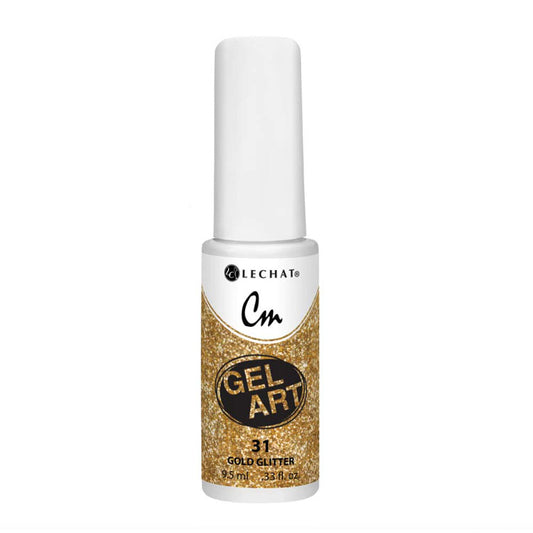 LECHAT CM Gel Art Liner 0.33oz - #CMG31 Gold Glitter