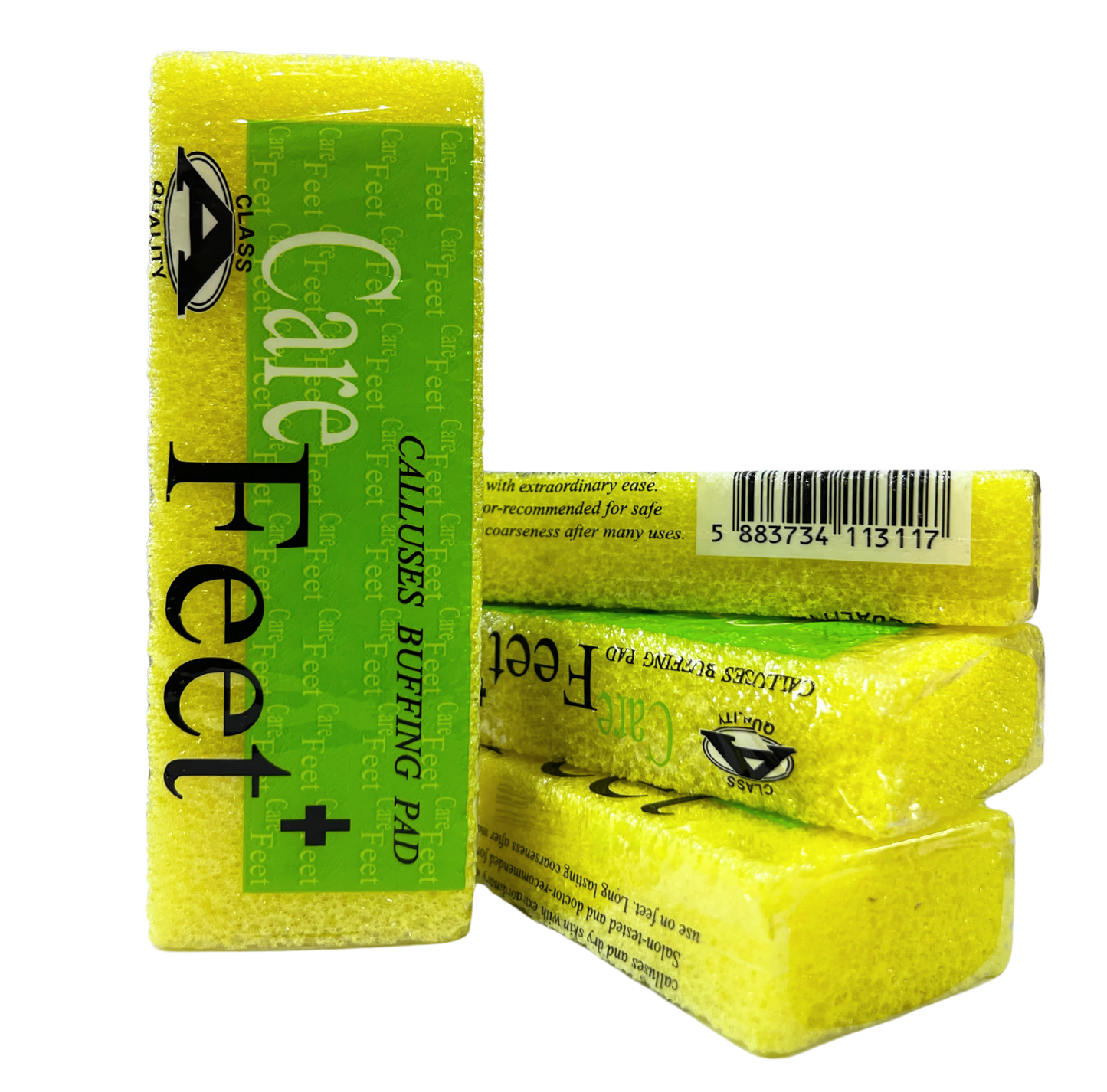 CAREFEET Callus Buffing Pad - Yellow