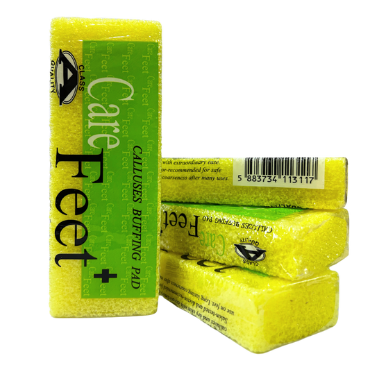 CAREFEET Callus Buffing Pad - Yellow