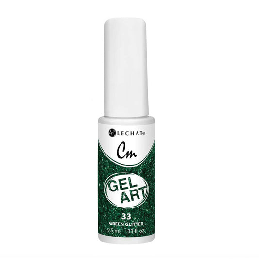 LECHAT CM Gel Art Liner 0.33oz - #CMG33 Green Glitter