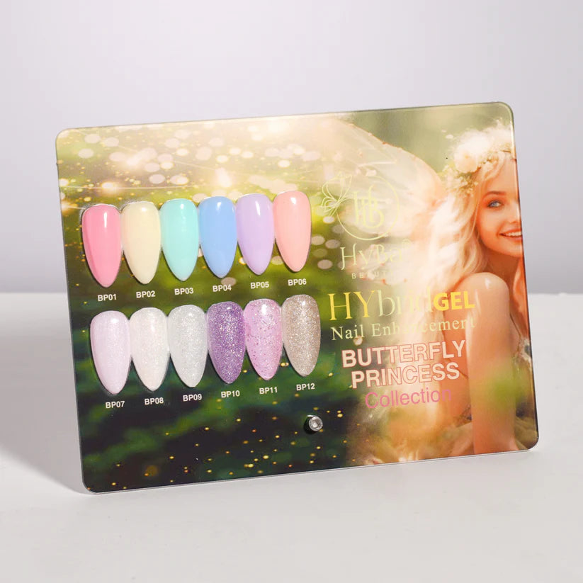 HYBA BEAUTY HyGEL™ Hybrid Gel Nail System - Butterfly Princess Collection