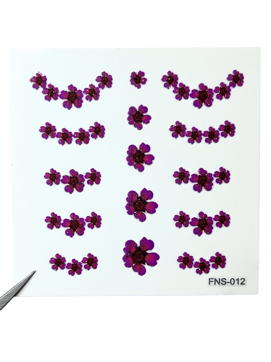 LECECIA Flower Nail Stickers - FNS-012