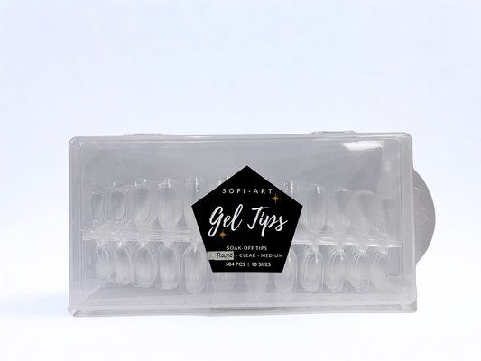 SOFI-ART Gel Tips 504 pcs - Round Medium
