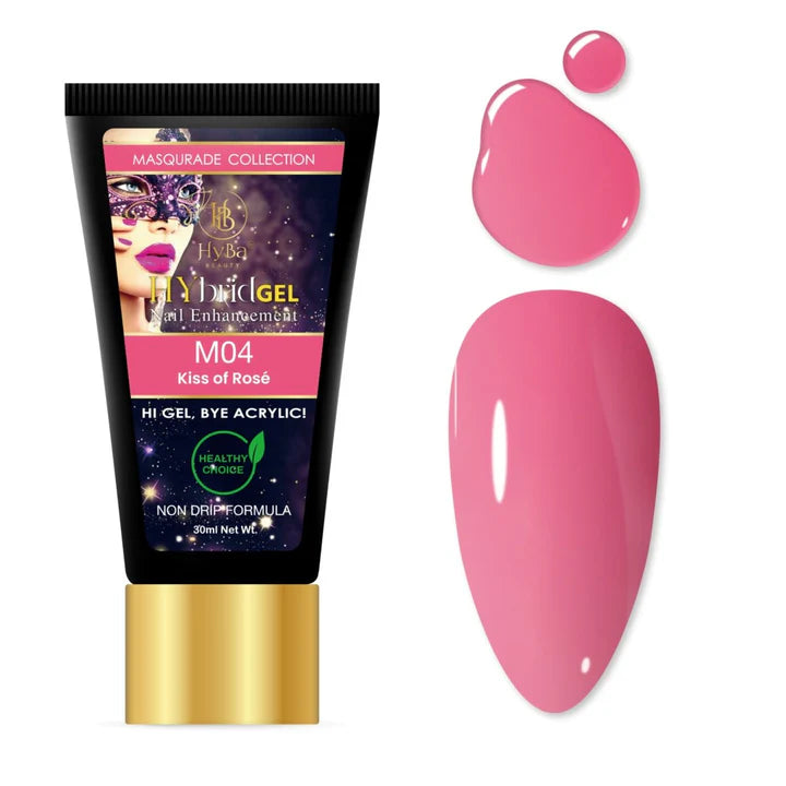 HYBA BEAUTY HyGel Masquerade Collection 30ml - Kiss Of Rosé #M04