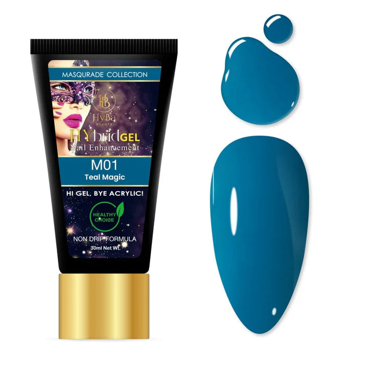 HYBA BEAUTY HyGel Masquerade Collection 30ml - Teal Magic #M01