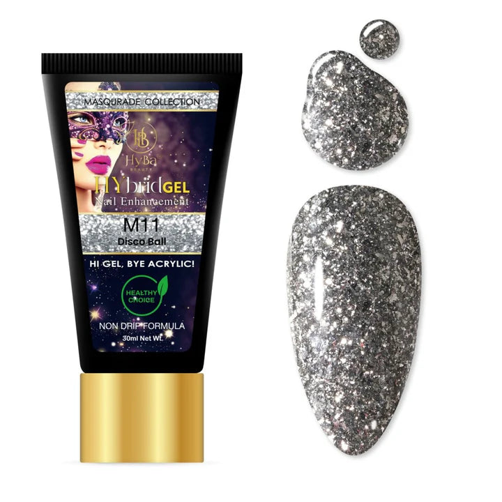 HYBA BEAUTY HyGel Masquerade Collection 30ml - Disco Ball #M11