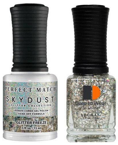 LECHAT Perfect Match SkyDust Gel Duo - Glitter Freeze #SDMS07