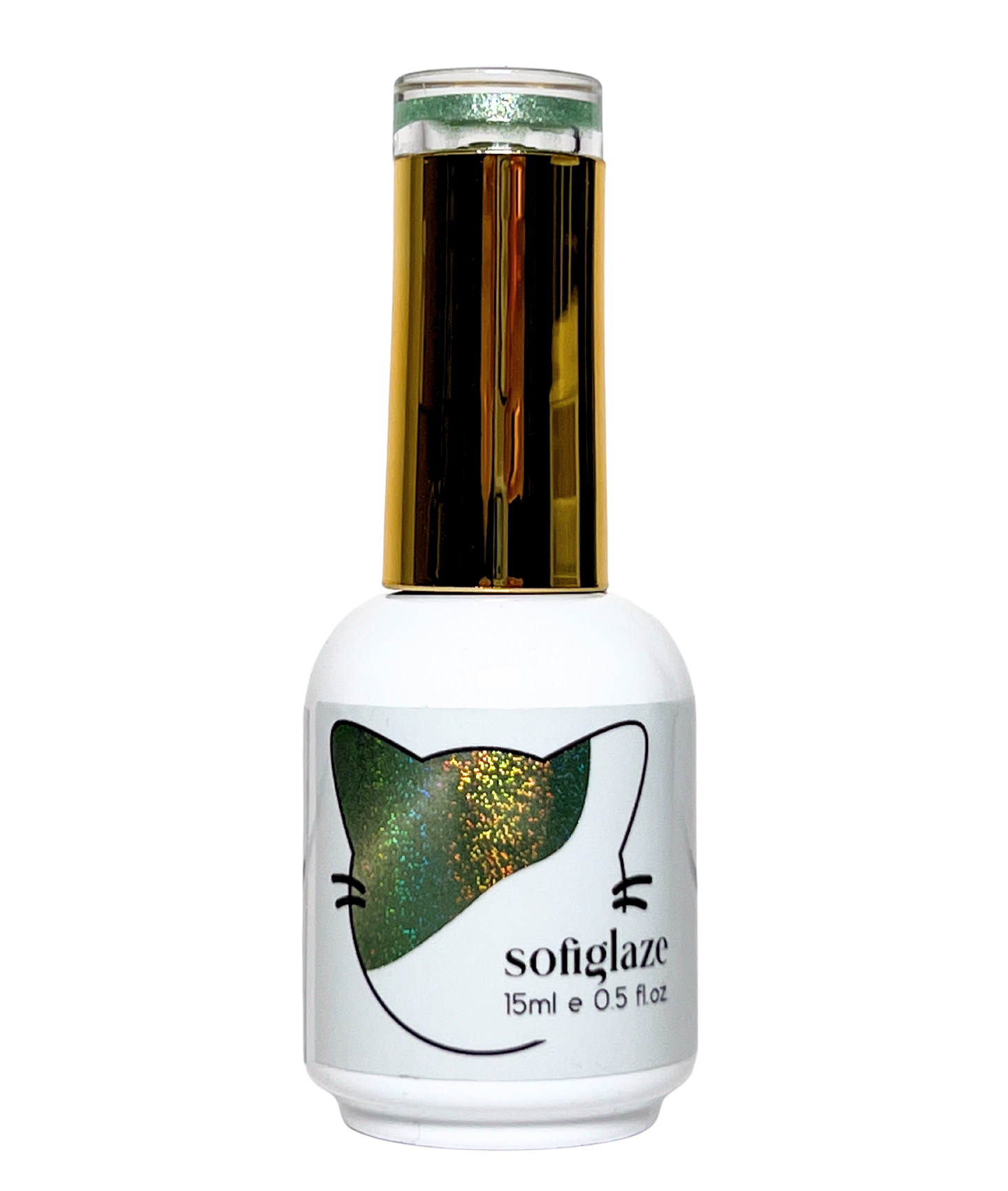 SOFIGLAZE Gel Color 0.5oz Pristine Halo Cat Eye - #NM001