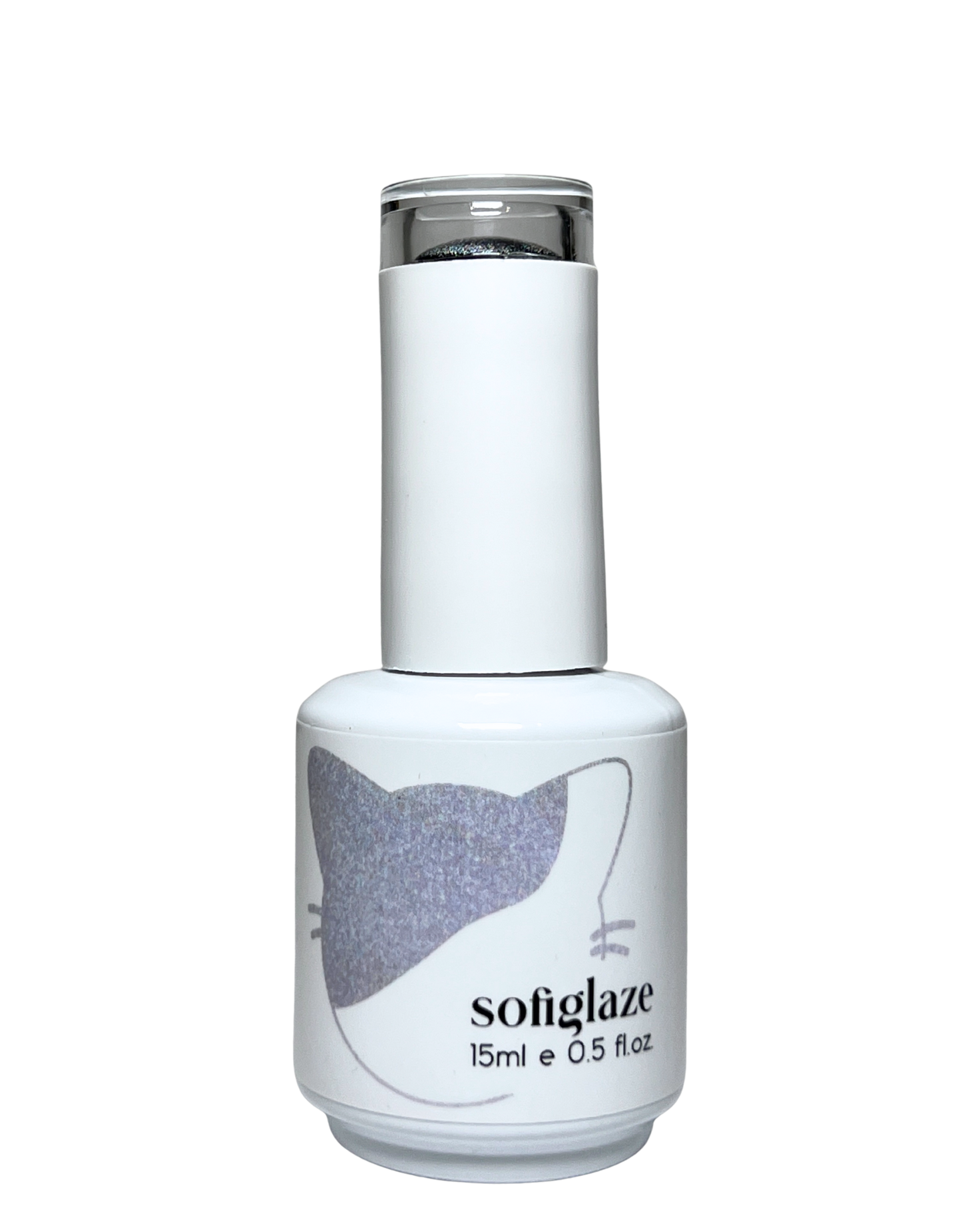SOFIGLAZE Gel Color 0.5oz Diamond Cat Eye - CE05 Rainbow Holo