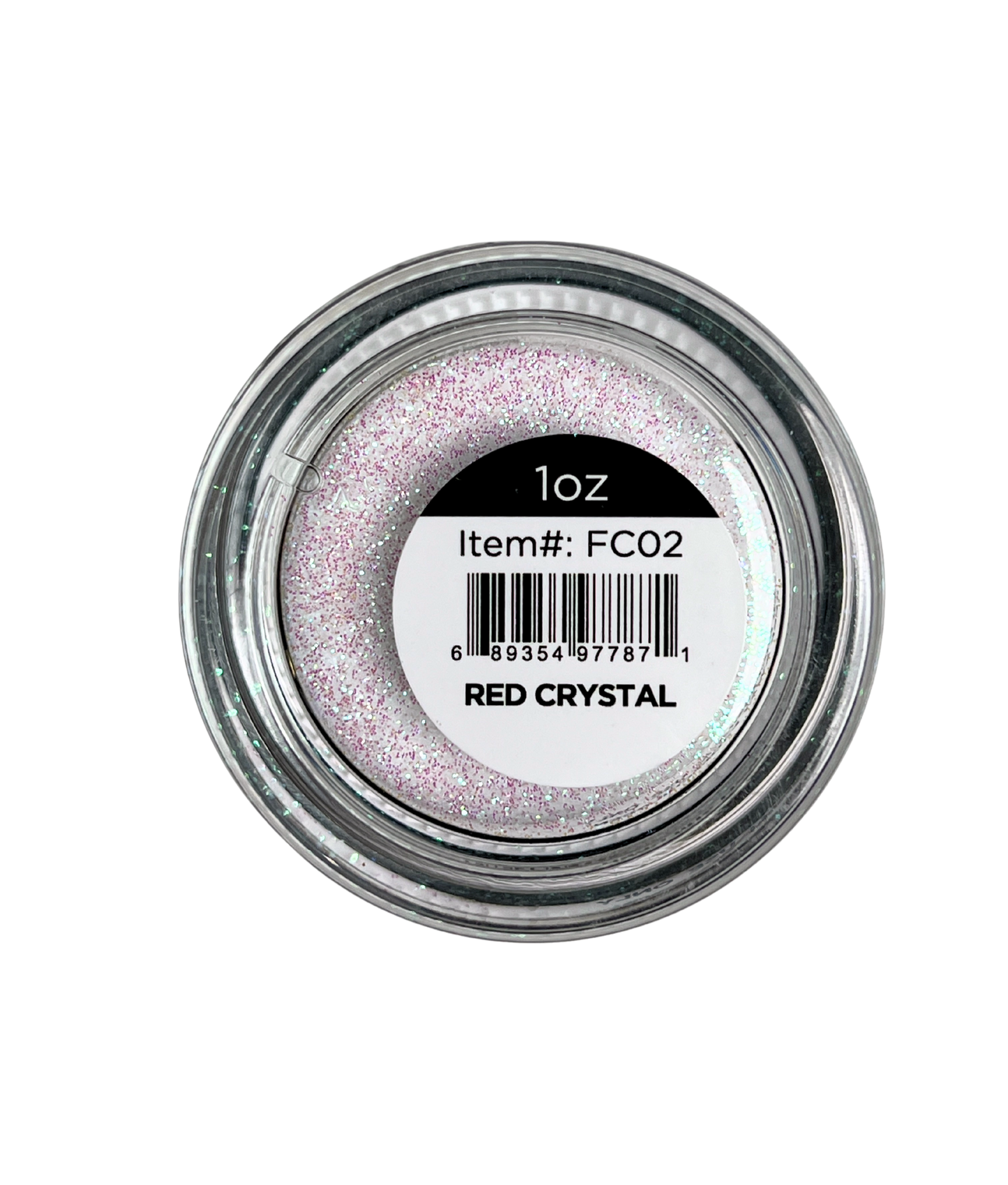 SOFIART Chrome Glitter 1oz - Red Crystal FC02