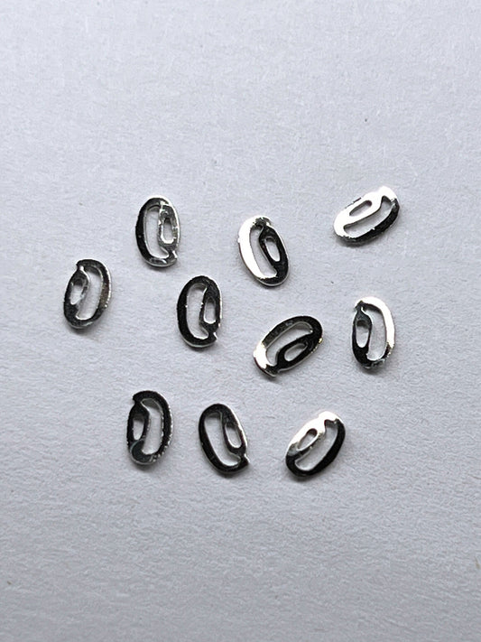 90's Silver Alphabet Charms - Letter O