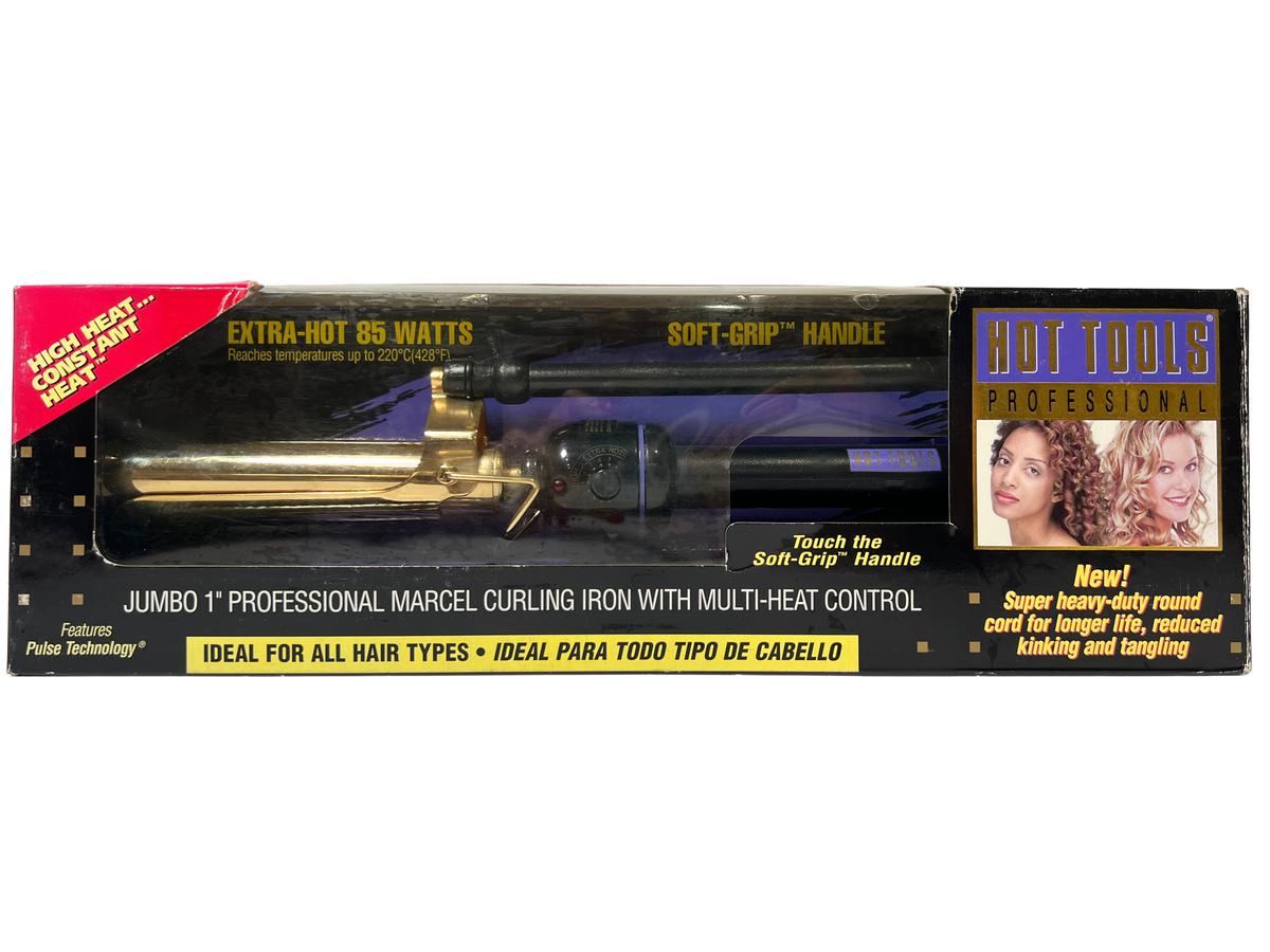 HOT TOOLS Professional Jumbo 1" Professional Marcel Curling Iron w/ Multi-Heat Control
