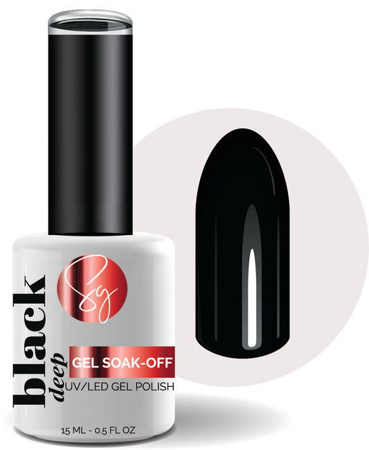 SOFIGLAZE Deep Black Gel 0.5 oz image 0