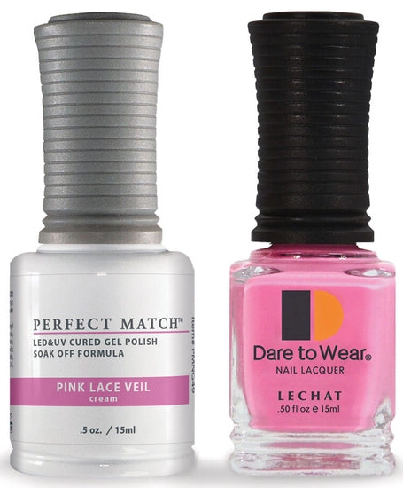 LECHAT Perfect Match Gel Duo - Pink Lace Veil #PMS049