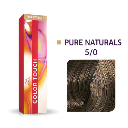 WELLA Color Touch Pure Naturals Multidimensional Demi-Permanent Color - 5/0 (Light Brown/Natural)
