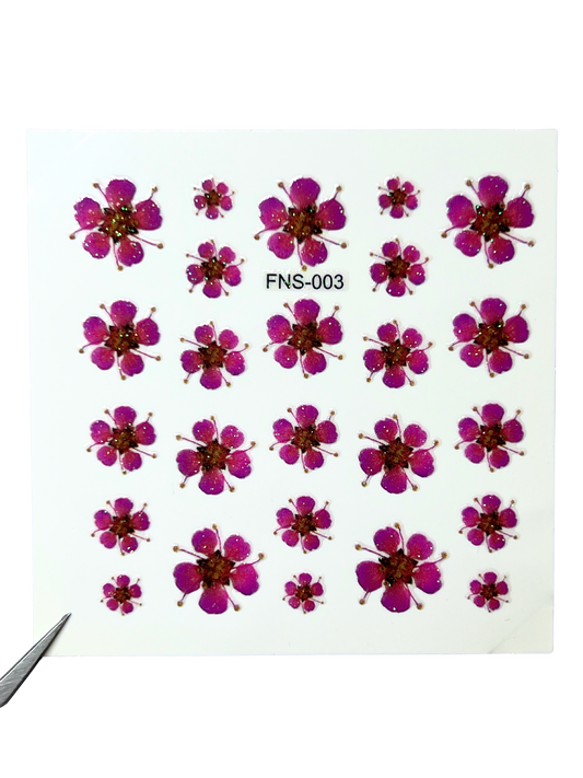 LECECIA Flower Nail Stickers - FNS-003