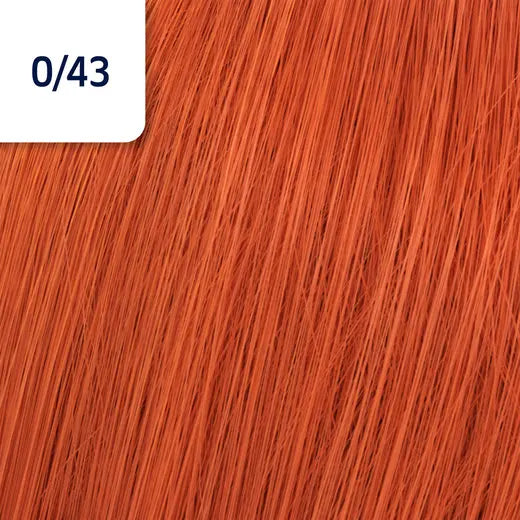 WELLA Koleston Perfect Permanent Creme Hair Color - 0/43 (Red Gold)