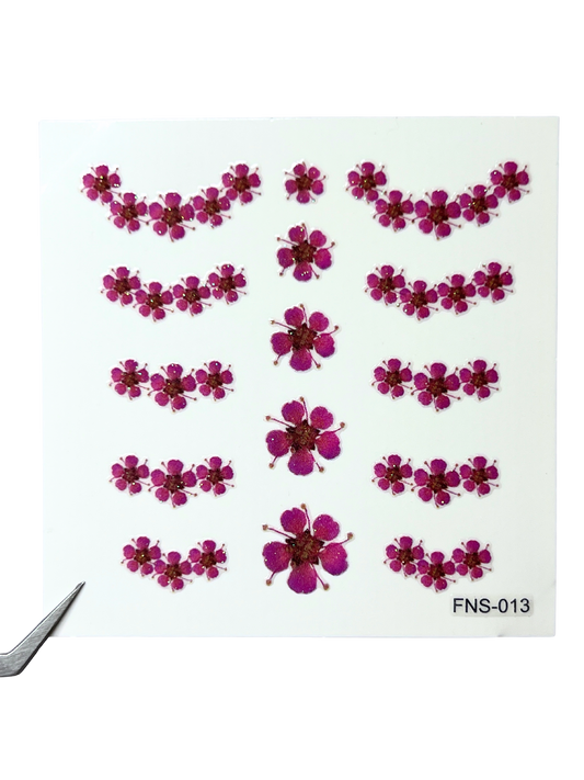 LECECIA Flower Nail Stickers - FNS-013