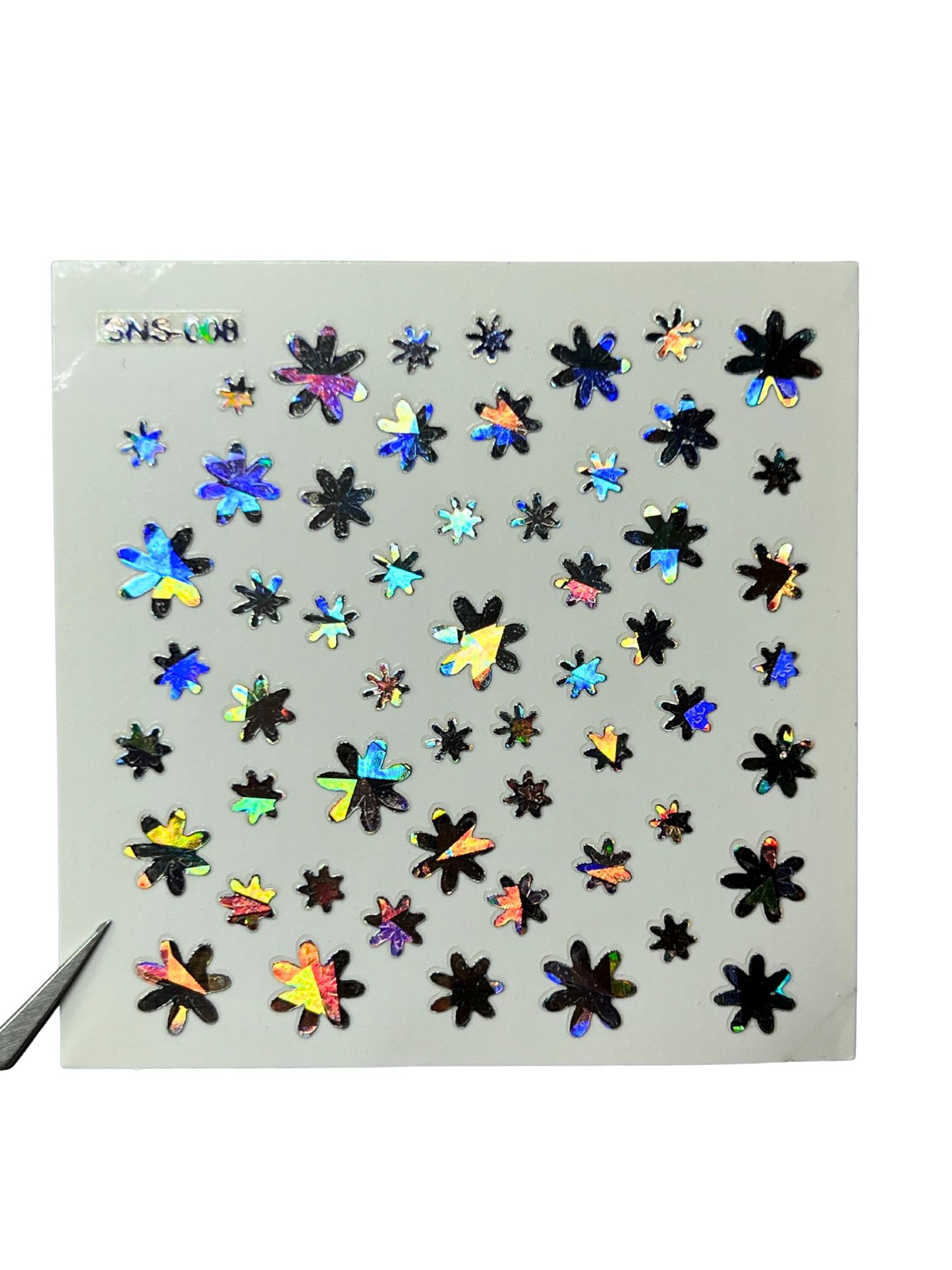 LECECIA Seashell Holographic Nail Stickers - SNS-008