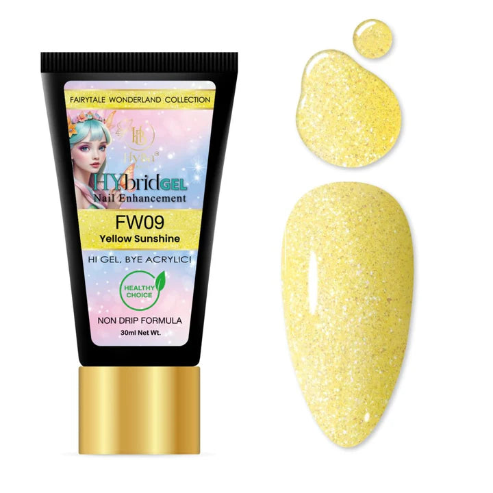 HYBA BEAUTY HyGel Fairytale Wonderland Collection 30ml - Yellow Sunshine #FW09