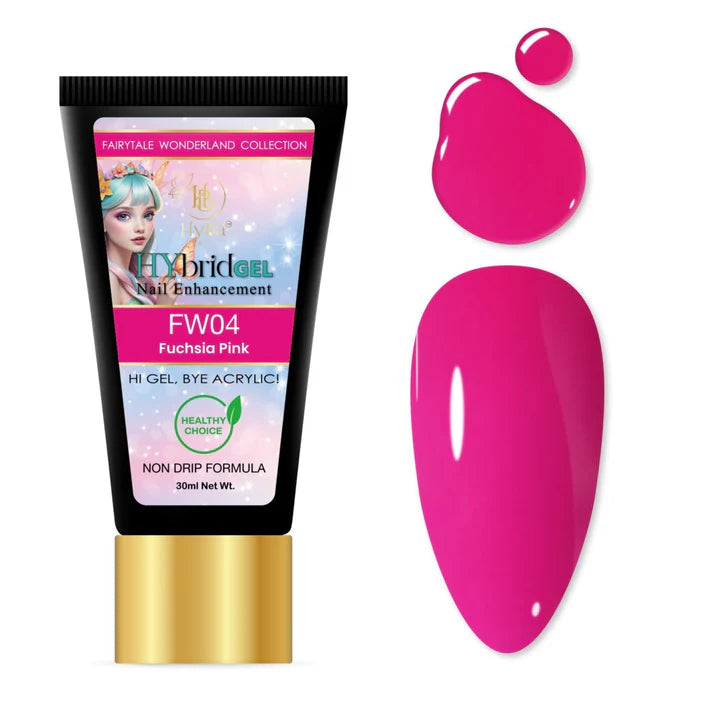 HYBA BEAUTY HyGel Fairytale Wonderland Collection 30ml - Fuchsia Pink #FW04