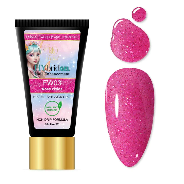 HYBA BEAUTY HyGel Fairytale Wonderland Collection 30ml - Rosé Pixies #FW03
