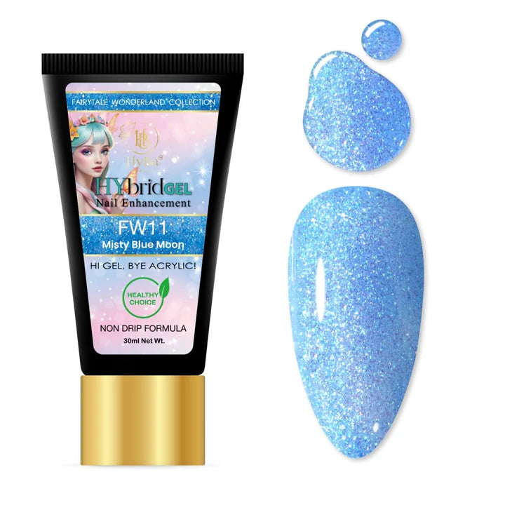 HYBA BEAUTY HyGel Fairytale Wonderland Collection 30ml - Misty Blue Moon #FW11