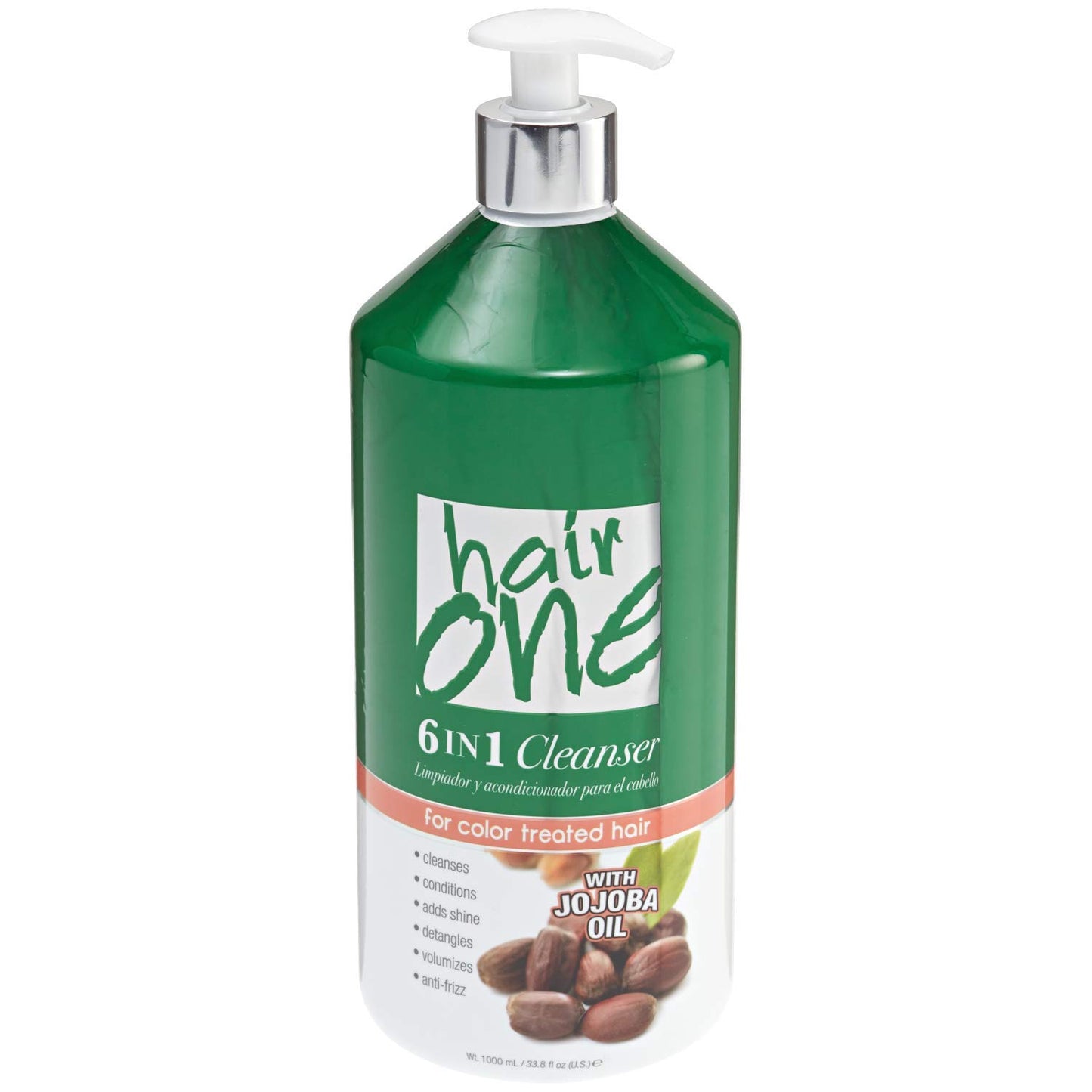 Hair One 6 in 1 Cleanser for Color Treated Hair w/ Jojoba Oil 33.8oz
