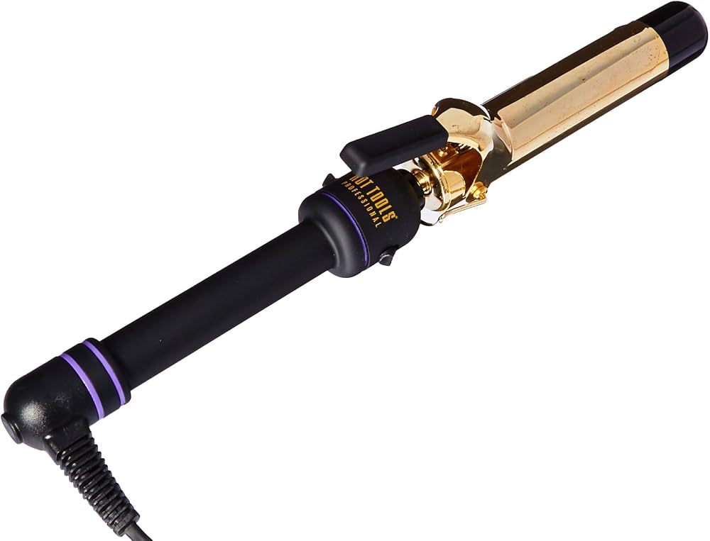 HOT TOOLS Professional 24K Gold 1 1/4" Salon Curling Iron/Wand