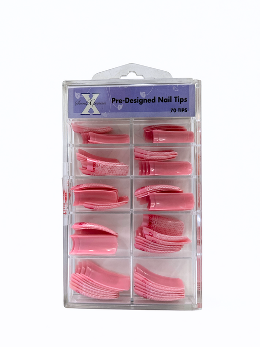 SCENT XPERIENCE Pre-Designed Nail Tips 70pc - P.S. I ‪‪❤︎‬ You