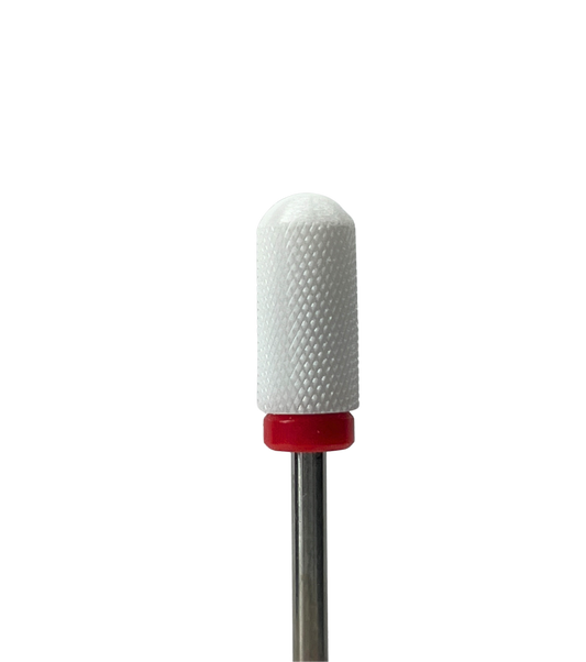 TRIANGLE White Ceramic Large Barrel Safety Bit - Fine