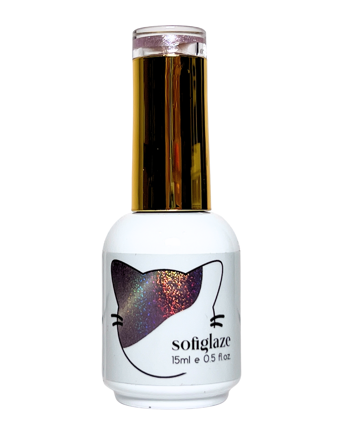 SOFIGLAZE Gel Color 0.5oz Pristine Halo Cat Eye - #NM005