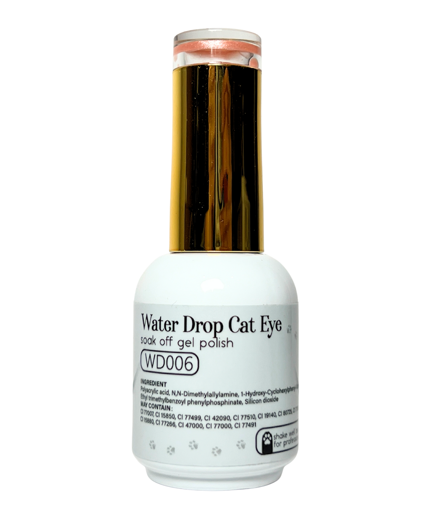 SOFIGLAZE Gel Color 0.5oz Water Drop Cat Eye - #WD006