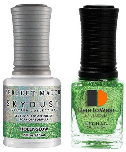 LECHAT Perfect Match SkyDust Gel Duo - Holly Glow #SDMS17