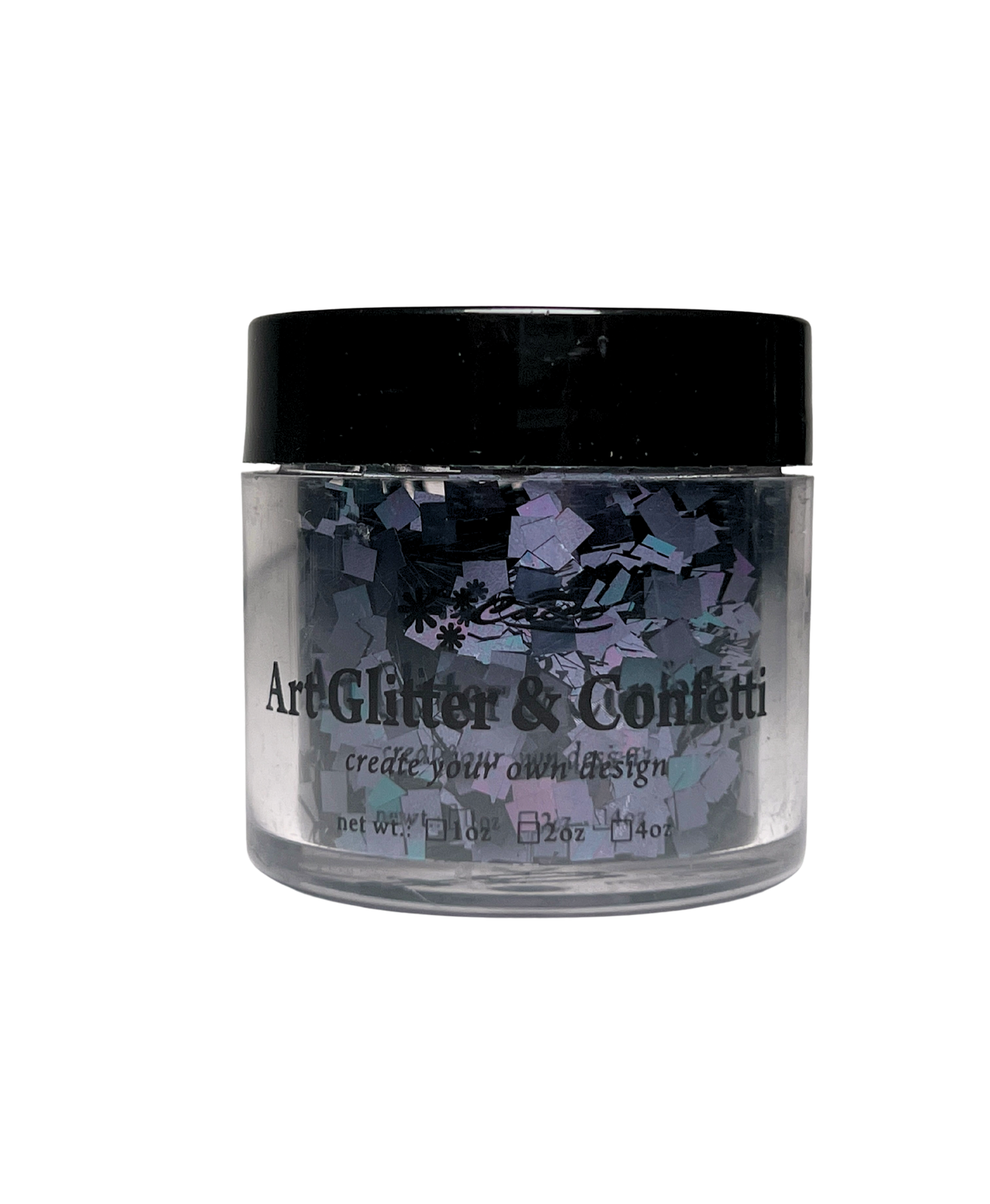 CACEE Art Glitter & Confetti - Dark Silver #83
