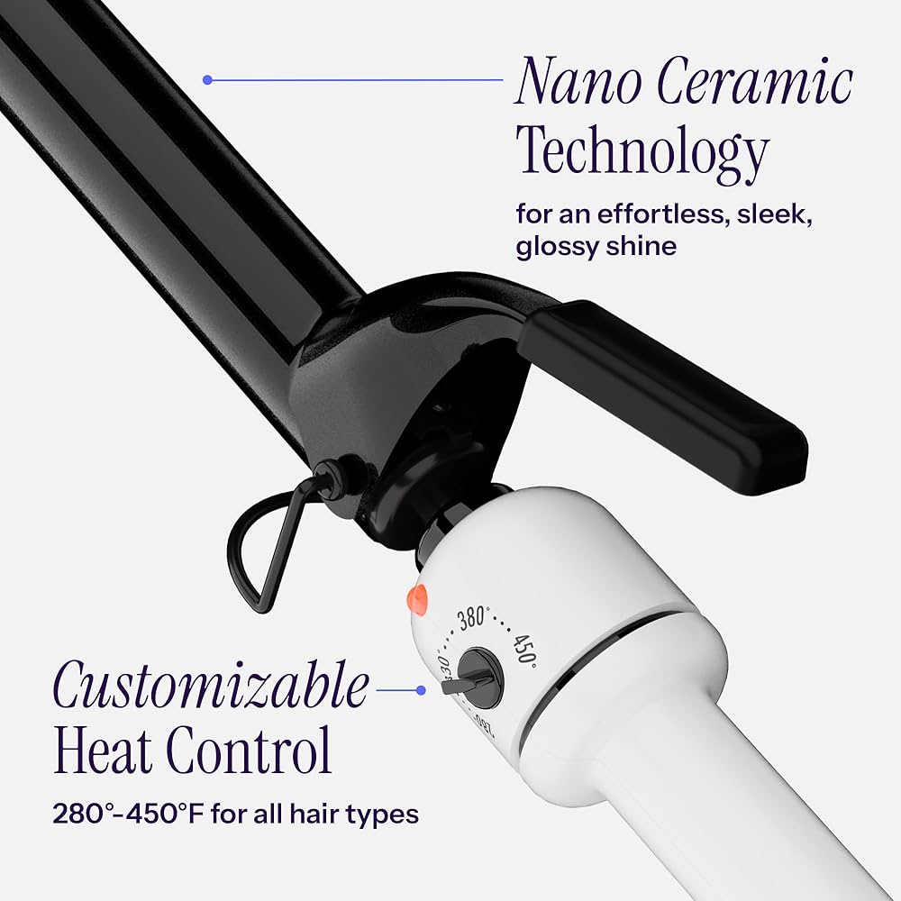 HOT TOOLS Professional Nano Ceramic 1 1/2" Salon Curling Iron/Wand