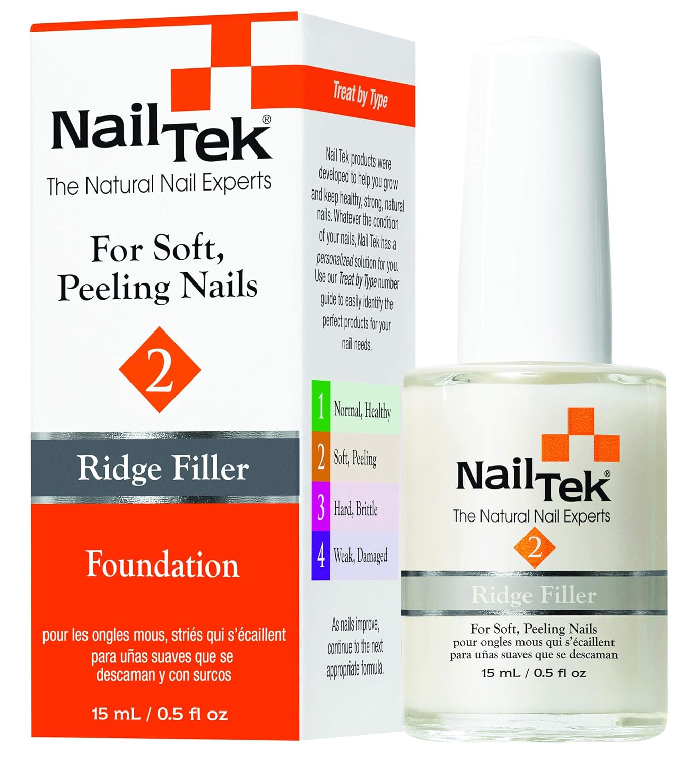 NAIL TEK 2 Ridge Filler Foundation 0.5oz
