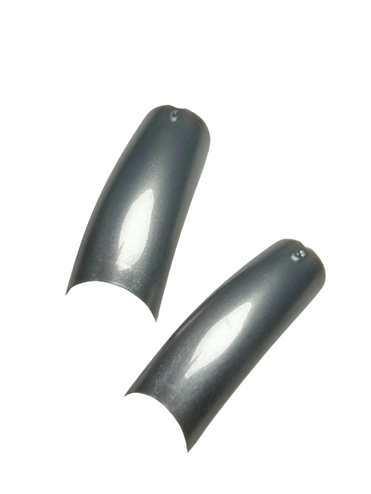 Color Nail Tips 550pc - Silver