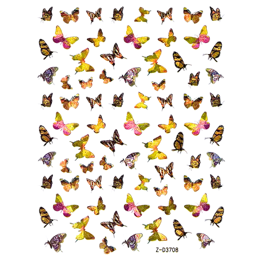 Butterfly Nail Stickers - No.8