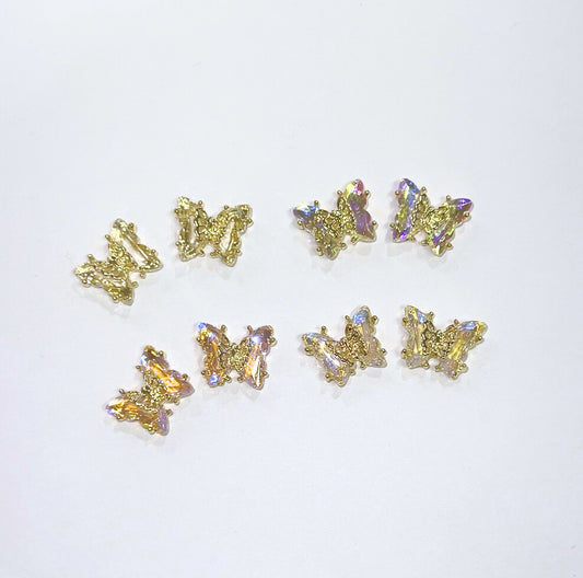 3D Butterfly Crystal Charms
