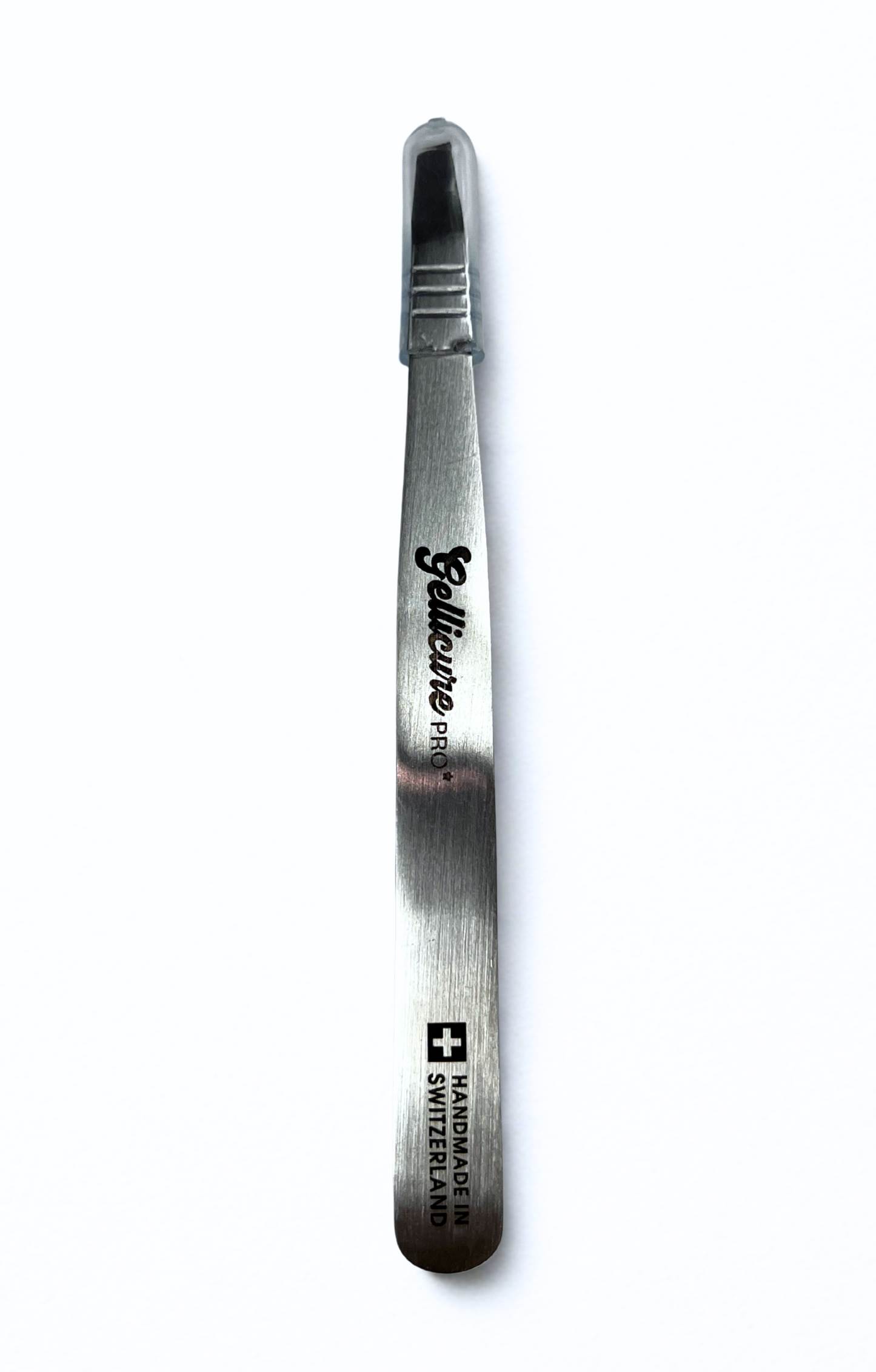 GELLICURE PRO★ Slant Tip Tweezer - Silver