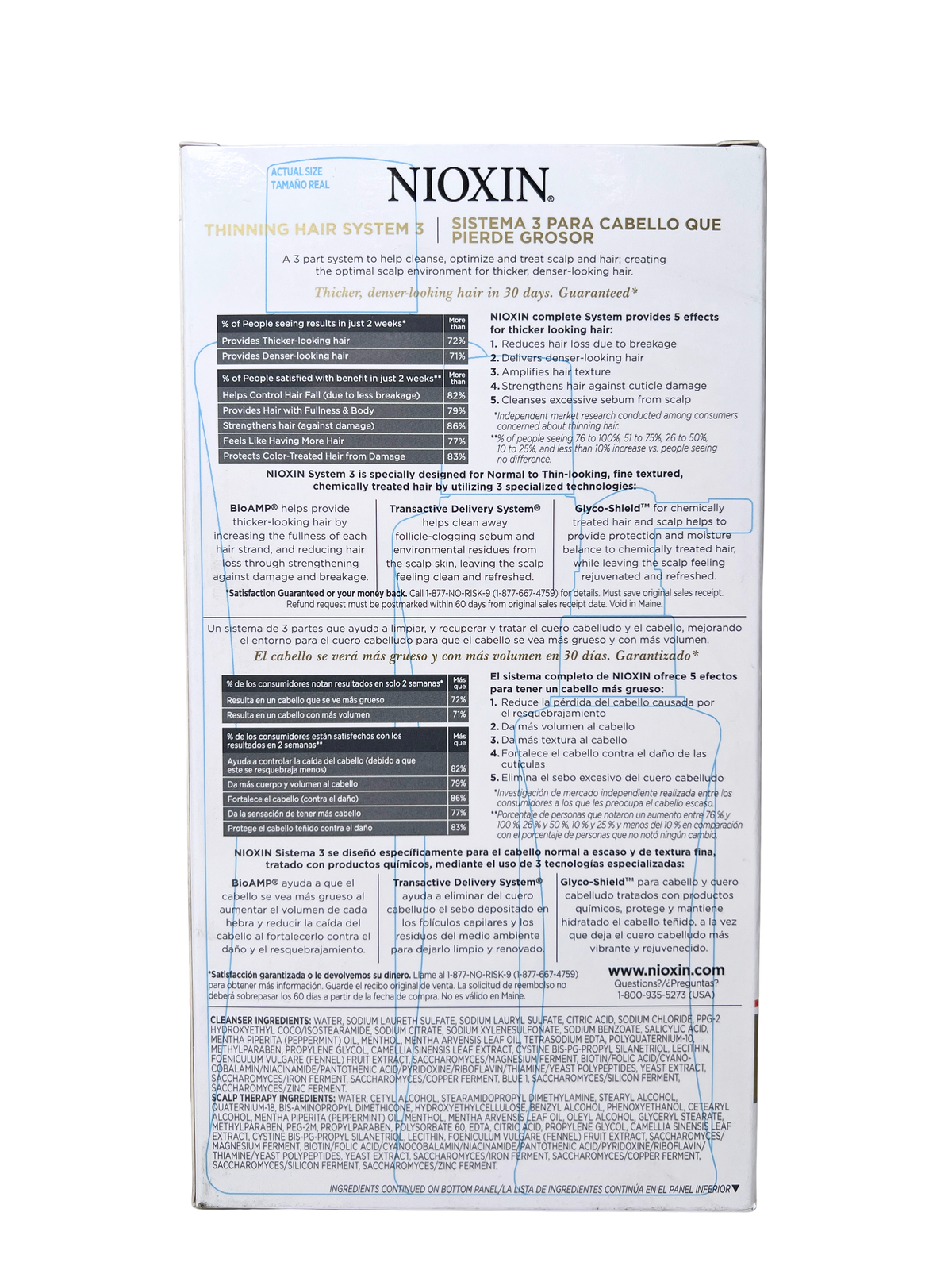 NIOXIN Hair System Kit #3 - Normal to Thin Looking for Fine Hair