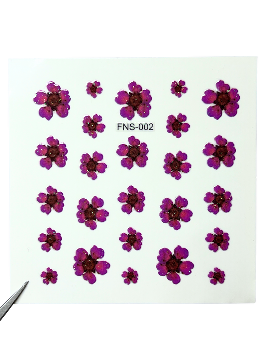 LECECIA Flower Nail Stickers - FNS-002