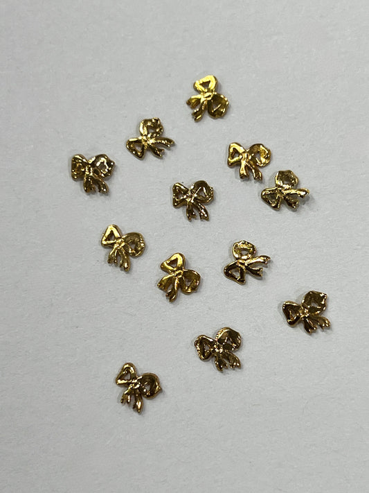 90's Gold Charms - Mini Bow