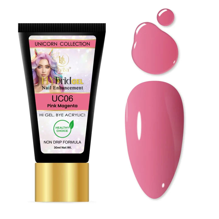 HYBA BEAUTY HyGel Unicorn Collection 30ml - Pink Magenta #UC06