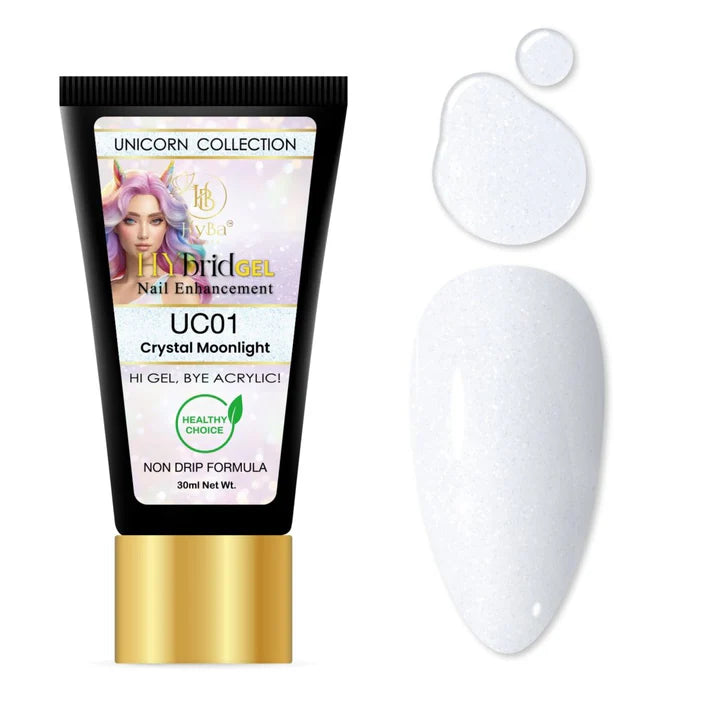 HYBA BEAUTY HyGel Unicorn Collection 30ml - Crystal Moonlight #UC01