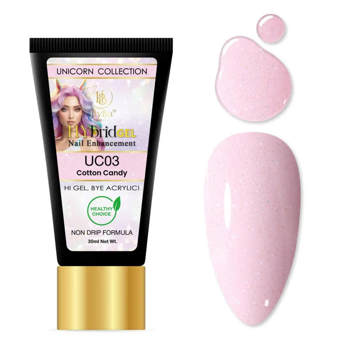 HYBA BEAUTY HyGel Unicorn Collection 30ml - Cotton Candy #UC03